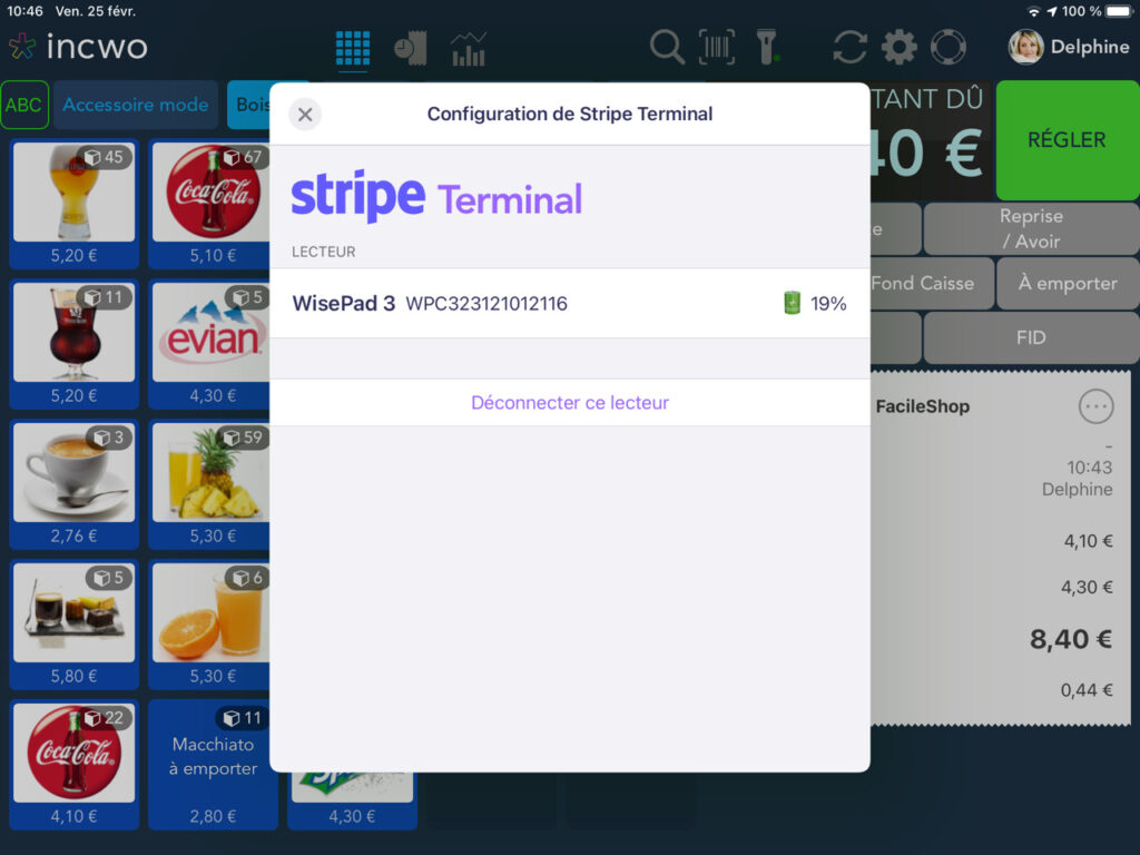 Configuration Stripe sur incwo POS