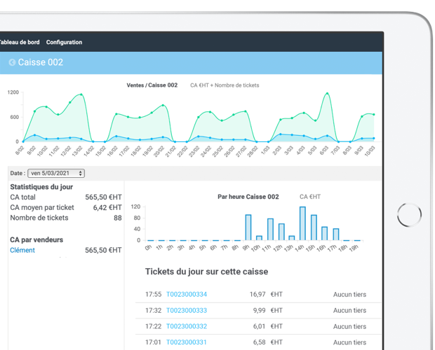 Suivi et statistiques de vente